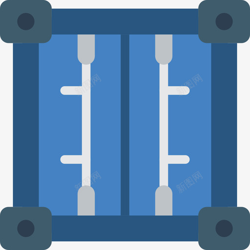物流箱14号扁平图标svg_新图网 https://ixintu.com 14号 扁平 物流箱