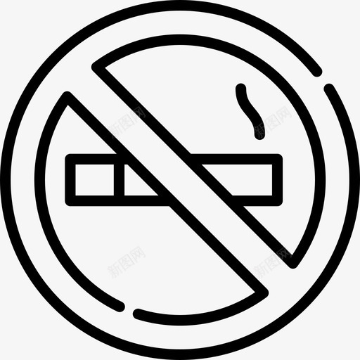 禁止吸烟30号机场直航图标svg_新图网 https://ixintu.com 30号机场 直航 禁止吸烟