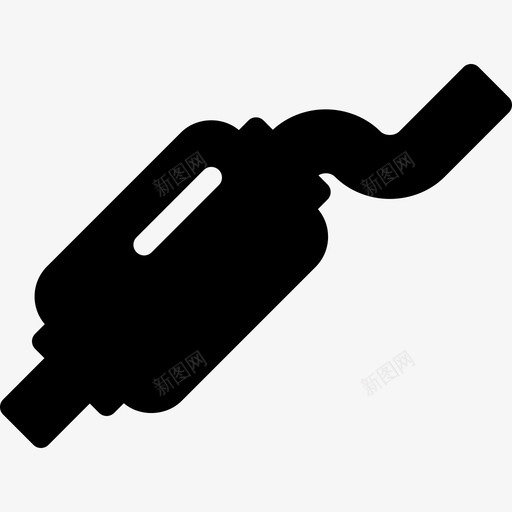 排气管汽车部件2加注图标svg_新图网 https://ixintu.com 加注 排气管 汽车部件2
