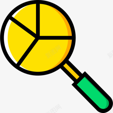 搜索营销11黄色图标图标