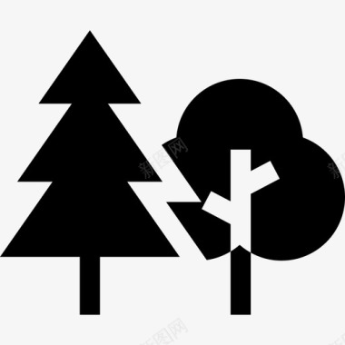 森林可再生能源14填充图标图标