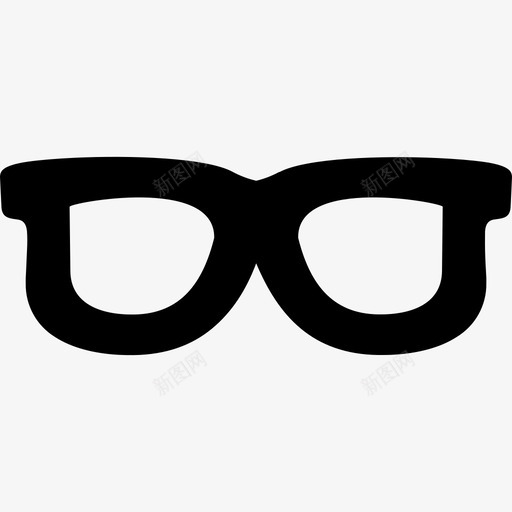 眼镜hipster10填充图标svg_新图网 https://ixintu.com hipster10 填充 眼镜