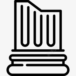 防震减灾知识专栏专栏知识线性图标高清图片