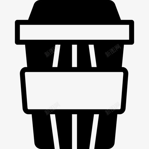 咖啡杯食物81固体图标svg_新图网 https://ixintu.com 咖啡杯 固体 食物81