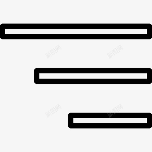 右对齐ui接口18线性图标svg_新图网 https://ixintu.com ui接口18 右对齐 线性