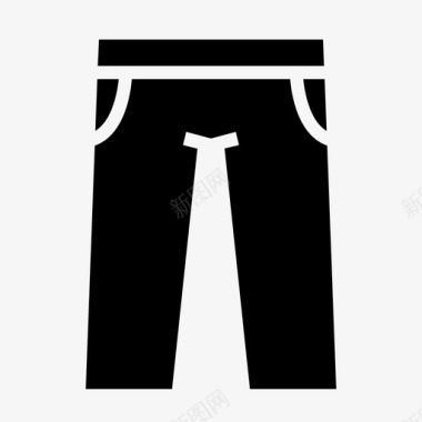 裤子衣服时尚符号图标图标