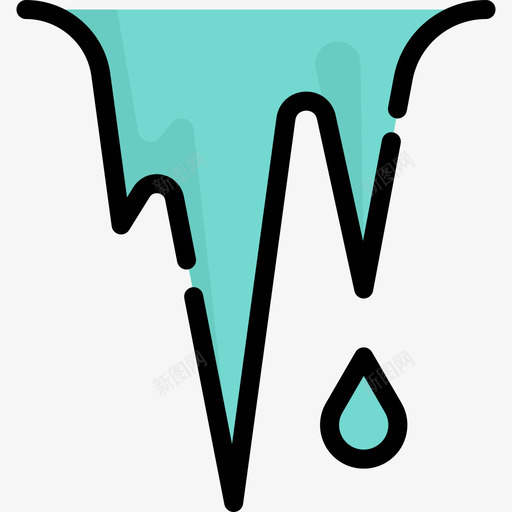 冰柱13号春线状颜色图标svg_新图网 https://ixintu.com 13号春 冰柱 线状颜色