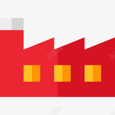 工厂共用7间平房图标图标