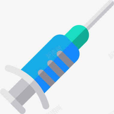疫苗药房7号扁平图标图标