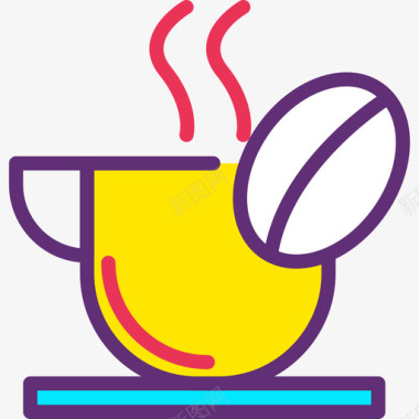 咖啡杯食物86魔法图标图标