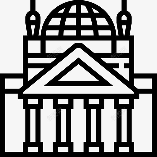 德国联邦议院3直系图标svg_新图网 https://ixintu.com 德国联邦议院3 直系