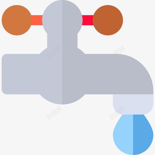 水龙头建筑施工8平面图标svg_新图网 https://ixintu.com 平面 建筑施工8 水龙头