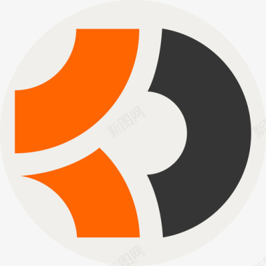 Bitcoindark电子商务和支付方式徽标扁平图标图标
