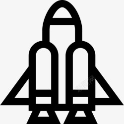 直线发射火箭发射科幻小说8直线图标高清图片