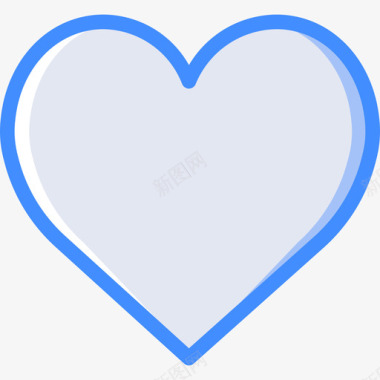 心脏基础14蓝色图标图标