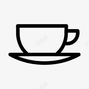 咖啡卡布奇诺杯子图标图标