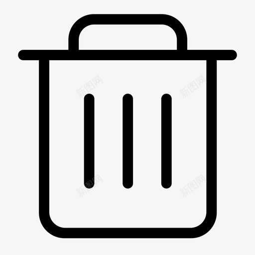 dustbinsvg_新图网 https://ixintu.com dustbin