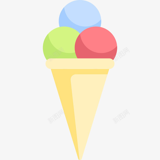 冰淇淋夏季9无糖图标svg_新图网 https://ixintu.com 冰淇淋 夏季9 无糖