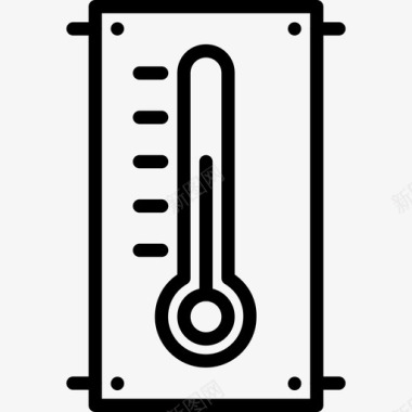 温度计家用4线性图标图标