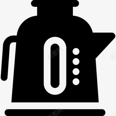 水壶厨房工具6装满图标图标