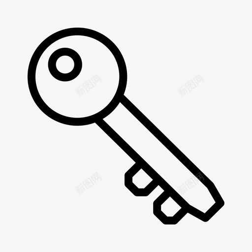 钥匙锁安全图标svg_新图网 https://ixintu.com 安全 政策 钥匙 锁 隐私 隐私政策