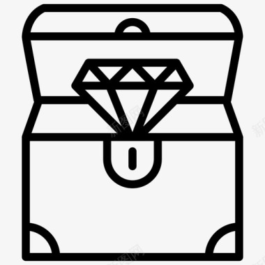 宝藏冒险钻石图标图标
