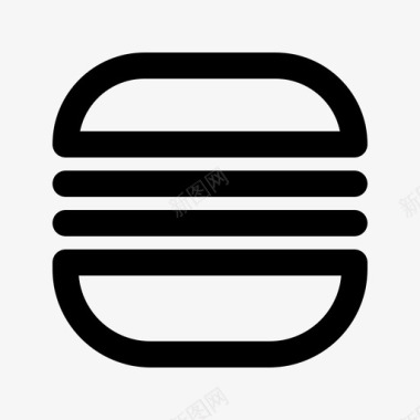 汉堡包烹饪电子商务图标图标