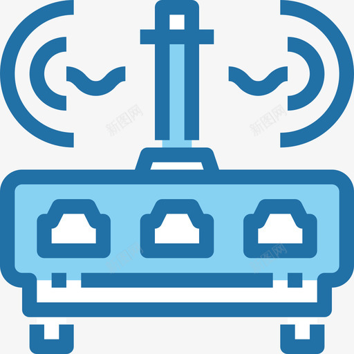 路由器计算机和硬件3蓝色图标svg_新图网 https://ixintu.com 蓝色 计算机和硬件3 路由器