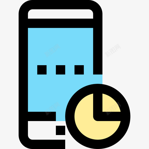 智能手机移动电话3线性颜色图标svg_新图网 https://ixintu.com 智能手机 移动电话3 线性颜色