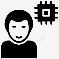 未来设计师计算机程序员软件工程师web开发人员图标高清图片