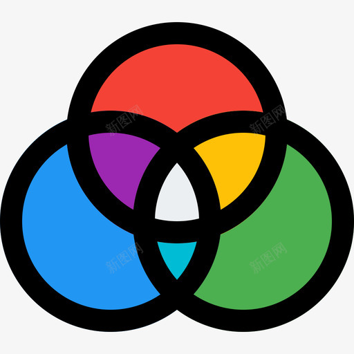 Rgb照片4线性颜色图标svg_新图网 https://ixintu.com Rgb 照片4 线性颜色