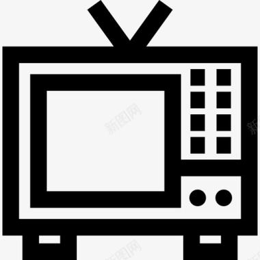 电视80年代7直系图标图标