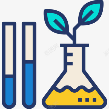 化学环境9线性颜色图标图标