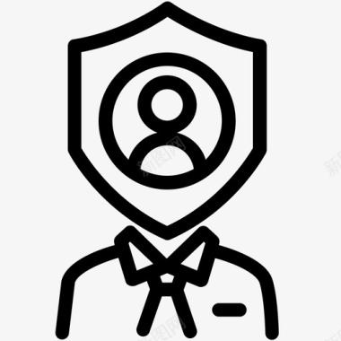 保护审计gdpr图标图标