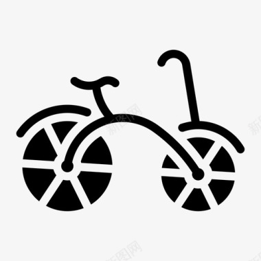 自行车玩具自行车儿童图标图标
