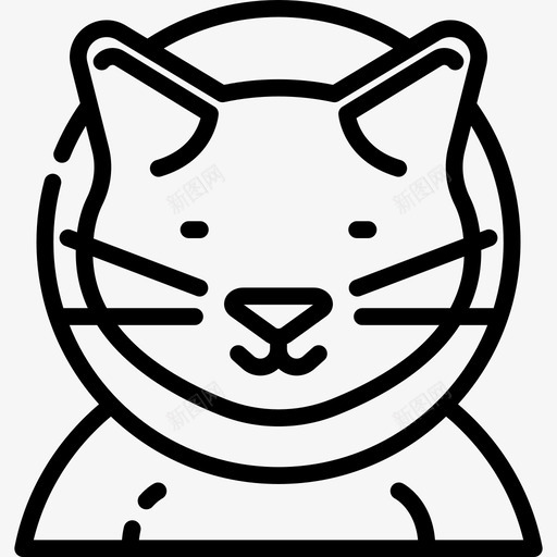 猫兽医3直系图标svg_新图网 https://ixintu.com 兽医3 猫 直系