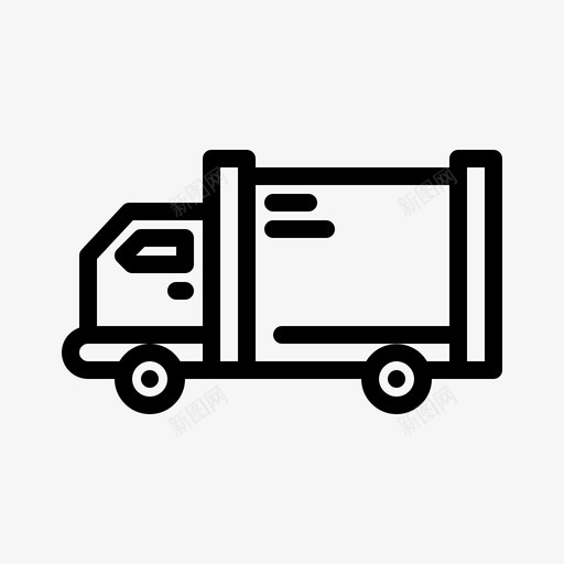 卡车房屋后勤图标svg_新图网 https://ixintu.com 卡车 后勤 房屋 移动 车辆