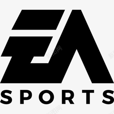 EaSports视频游戏徽标6填充图标图标