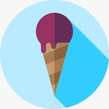 冰淇淋甜点和糖果无糖图标图标