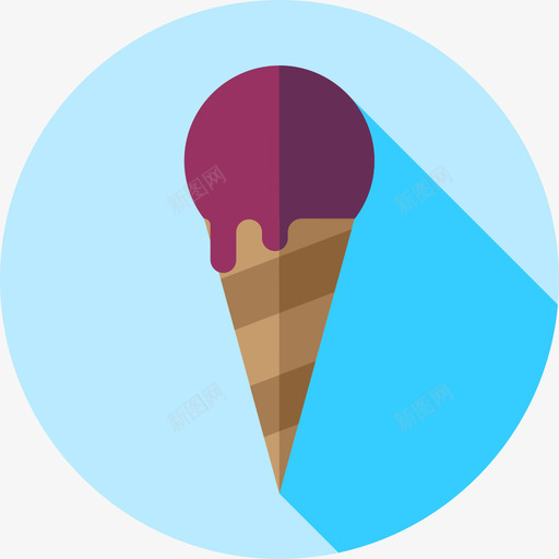 冰淇淋甜点和糖果无糖图标svg_新图网 https://ixintu.com 冰淇淋 无糖 甜点和糖果