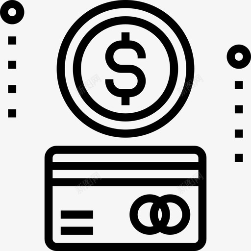 信用卡fintech2线性图标svg_新图网 https://ixintu.com fintech2 信用卡 线性