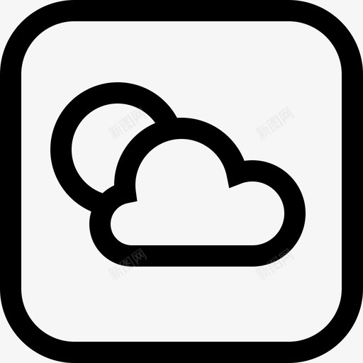天气苹果logos6线性图标svg_新图网 https://ixintu.com 天气 线性 苹果logos6