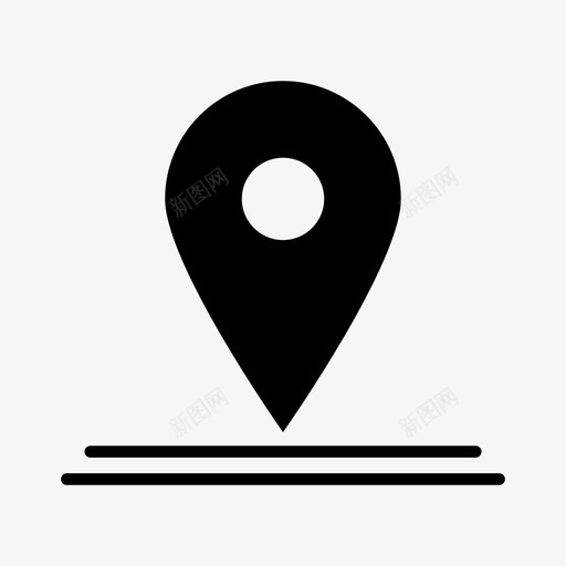 位置区域地点图标svg_新图网 https://ixintu.com 位置 区域 地点 物流配送标志
