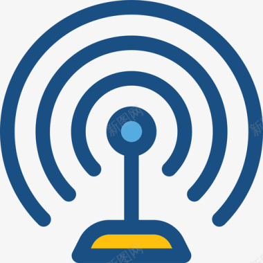 Wifi网络和通信双色调图标图标