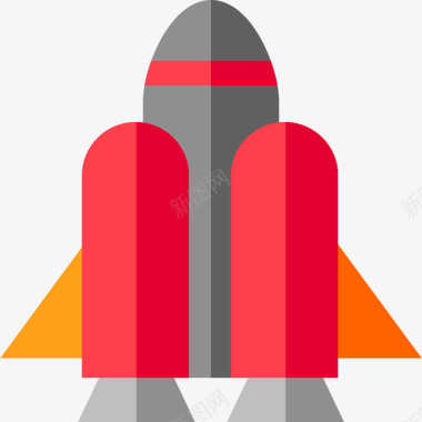 火箭发射科幻小说6平的图标图标