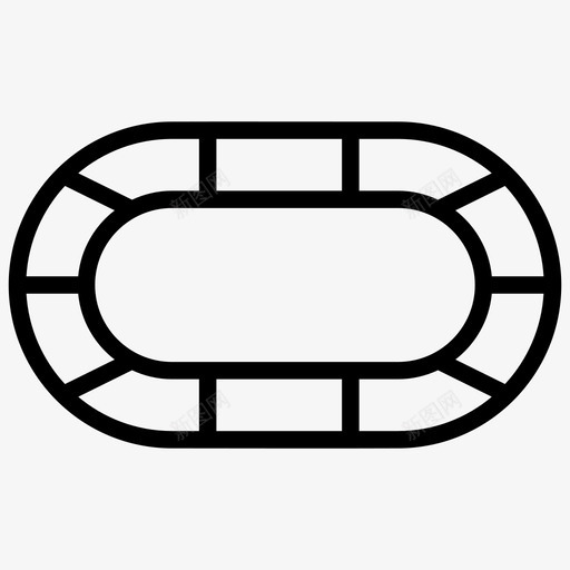 扑克桌21点赌场桌图标svg_新图网 https://ixintu.com 21点 扑克桌 赌博 赌场元素线图标 赌场桌