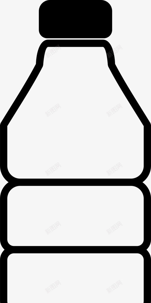 瓶子饮料玻璃瓶图标svg_新图网 https://ixintu.com 塑料瓶 水瓶 玻璃瓶 瓶子 饮料