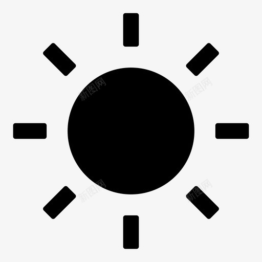 阳光日光白天图标svg_新图网 https://ixintu.com 天气 学习分类液晶打印机漏斗回收 日光 游戏阳光 白天 阳光