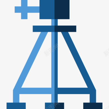 三脚架摄像机和摄像机2平面图标图标
