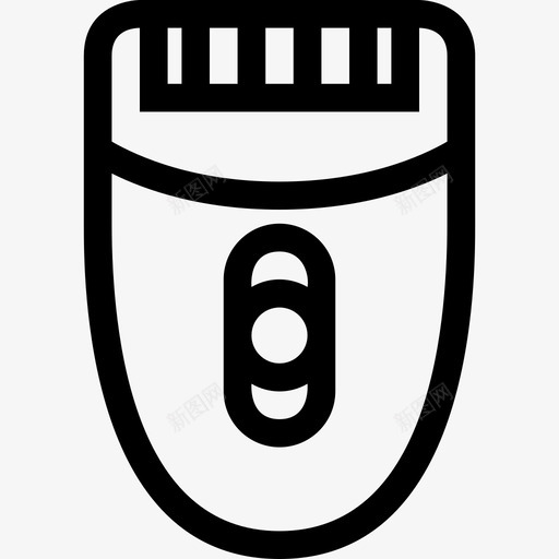 脱毛器脱毛去除图标svg_新图网 https://ixintu.com 去除 微小 脱毛 脱毛器